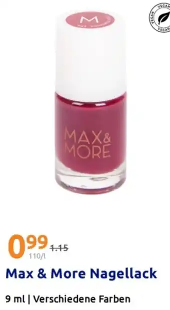 Action Max & More Nagellack Angebot
