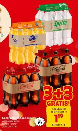 Interspar Coca-Cola Limonaden Angebot