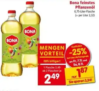 Bona feinstes Pflanzenöl