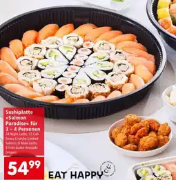 Interspar Sushiplatte Salmon Paradise für 3-4 Personen Angebot