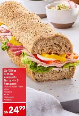 Interspar Gefüllter Riesen- kornspitz für je 4 - 5 Personen Angebot