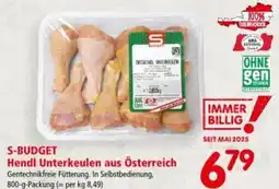 Interspar S-BUDGET Hendl Unterkeulen aus Österreich Angebot