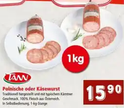 Interspar Polnische oder Käsewurst Angebot