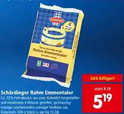 Interspar Schärdinger Rahm-Emmentaler Angebot