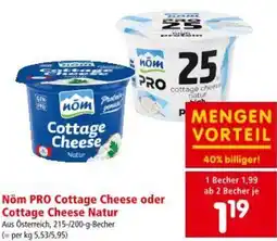 Interspar Nöm PRO Cottage Cheese oder Cottage Cheese Natur Angebot