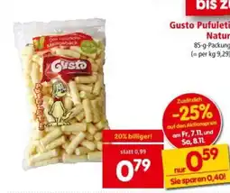 Interspar Gusto Pufuleti Natur Angebot