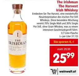 Interspar The Irishman The Harvest Irish Whiskey Angebot