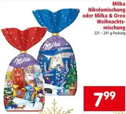 Interspar Milka Nikolomischung oder Milka & Oreo Weihnachts-mischung Angebot