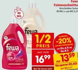 Interspar Fewa Feinwaschmittel Angebot