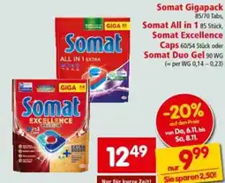Interspar Somat Gigapack Somat All in 1 Angebot