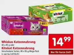 Interspar Whiskas Katzennahrung Kitekat Katzennahrung Angebot