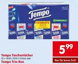 Interspar Tempo Taschentücher Angebot