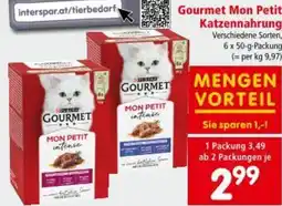 Interspar Gourmet Mon Petit Katzennahrung Angebot
