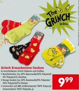 Interspar Grinch Erwachsenen-Socken Angebot