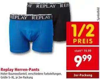 Interspar Replay Herren-Pants Angebot