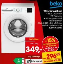 Interspar Waschmaschine Angebot