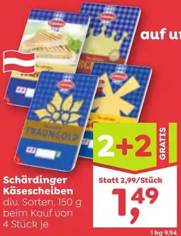 ADEG Schärdinger Käsescheiben Angebot