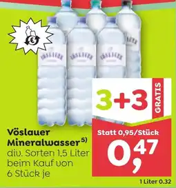 ADEG Vöslauer Mineralwasser Angebot