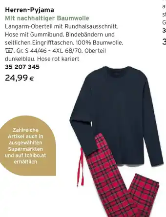 Tchibo Eduscho Herren-Pyjama Angebot