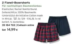 Tchibo Eduscho 2 Flanell-Boxershorts Angebot