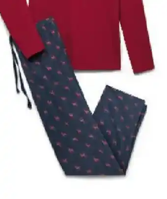 Tchibo Eduscho Herren-Pyjama rot blau Angebot