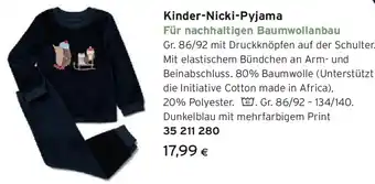 Tchibo Eduscho Kinder-Nicki-Pyjama Angebot