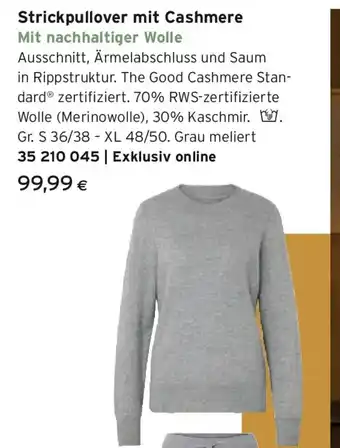 Tchibo Eduscho Strickpullover mit Cashmere Angebot