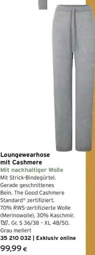 Tchibo Eduscho Loungewearhose mit Cashmere Angebot