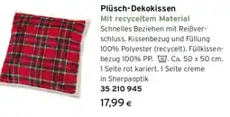 Tchibo Eduscho Plüsch-Dekokissen Angebot