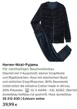 Tchibo Eduscho Herren-Nicki-Pyjama Angebot