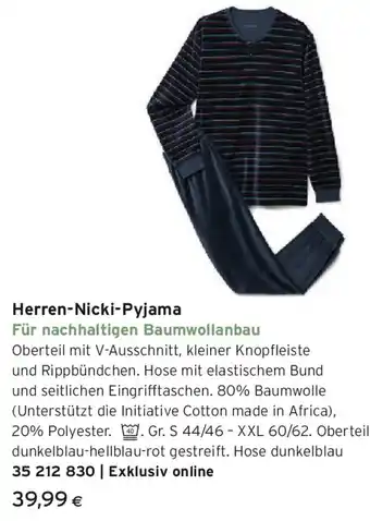 Tchibo Eduscho Herren-Nicki-Pyjama Angebot
