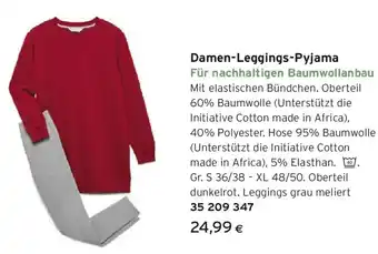 Tchibo Eduscho Damen-Leggings-Pyjama Angebot