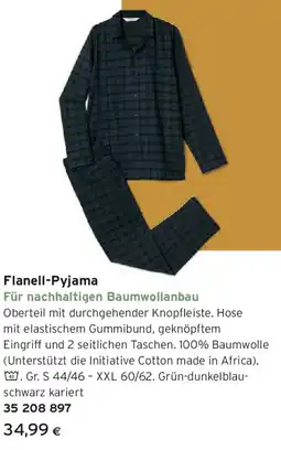 Tchibo Eduscho Flanell-Pyjama Angebot