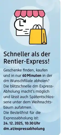 dm dm.at/expressabholung Angebot