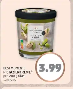 PENNY Best monents pistazien creme Angebot