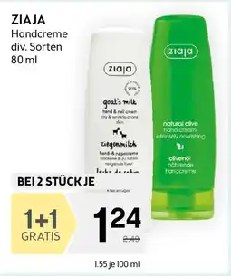 Bipa Ziaja handcreme Angebot