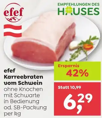 ADEG efef Karreebraten vom Schwein Angebot