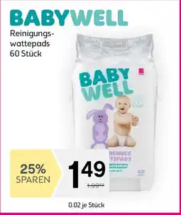 Bipa Babywell Reinigungswattepads Angebot