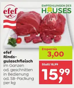 ADEG efef Rinds- gulaschfleisch Angebot