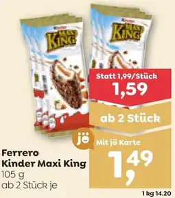 ADEG Ferrero Kinder Maxi King Angebot