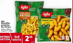 Billa Iglo kartoffel produkte Angebot