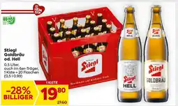 Billa Stiegl goldbräu od. hell Angebot