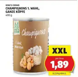 Hofer CHAMPIGNONS 1. WAHL, GANZE KÖPFE Angebot