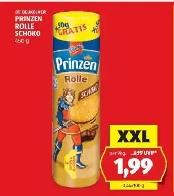 Hofer DE BEUKELAER PRINZEN ROLLE SCHOKO Angebot