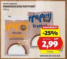 Hofer HAPPY HARVEST BIRKENZUCKER/ERYTHRIT Angebot
