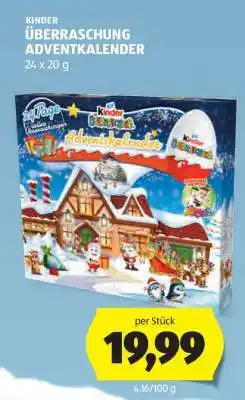 Hofer KINDER ÜBERRASCHUNG ADVENTKALENDER Angebot