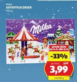 Hofer MILKA ADVENTKALENDER Angebot