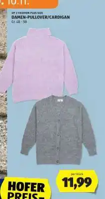 Hofer DAMEN-PULLOVER/CARDIGAN Angebot