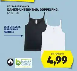 Hofer UP 2 FASHION WOMEN DAMEN-UNTERHEMD, DOPPELPKG Angebot