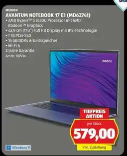 Hofer AVANTUM NOTEBOOK 17 E1 (MD62741) Angebot